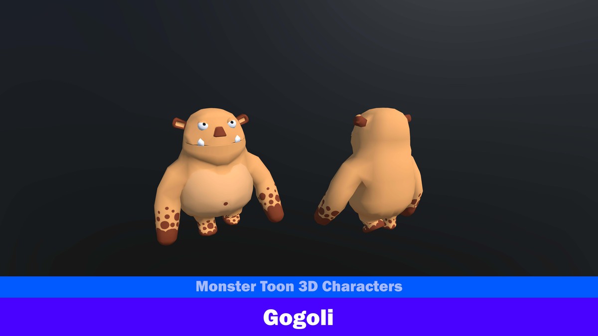 Monster Toon 3D Characters