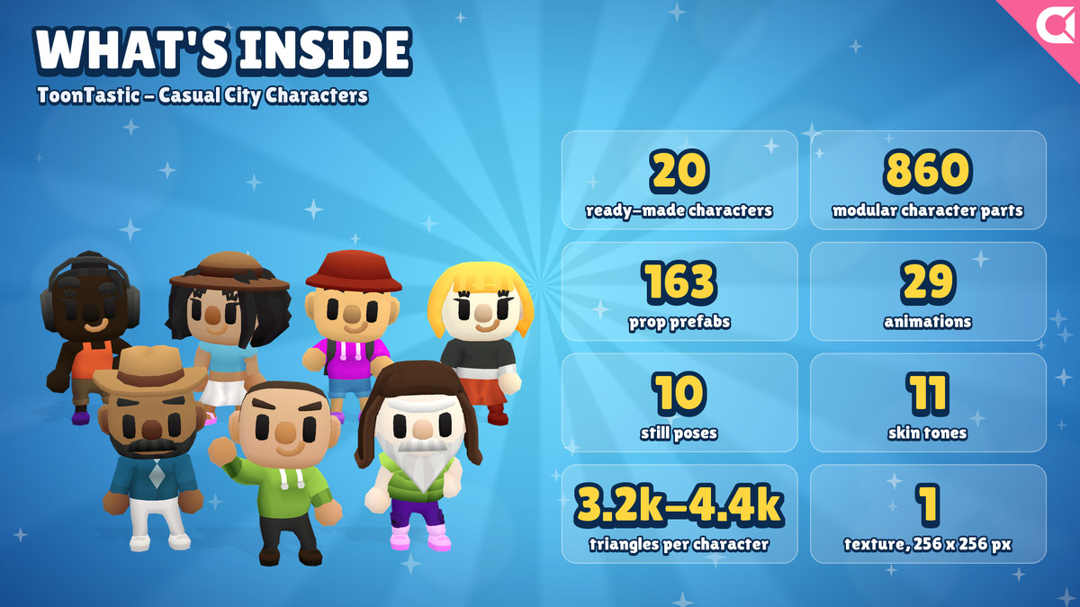 ToonTastic - Casual City Character Pack