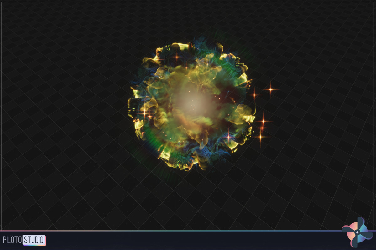 Realistic Fire Spirits Magic VFX