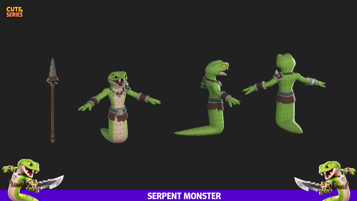 Serpent Snake Evolution Pack Cute Series
