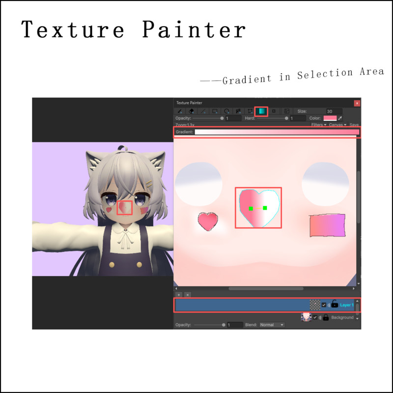 Material Editor With Texture Painter