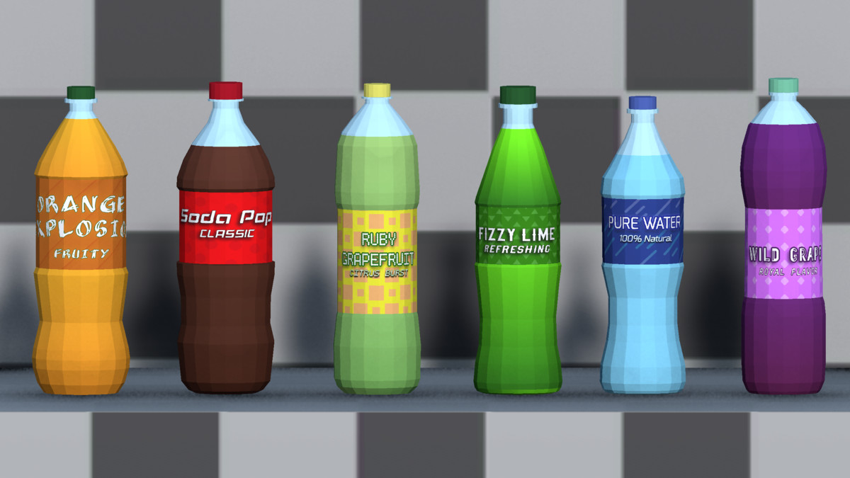Poly Provisions - Low Poly Convenience Store Kit