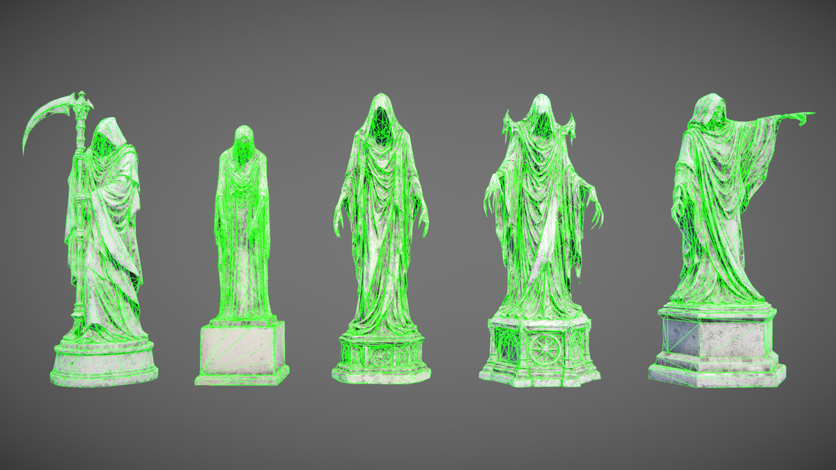 Haunted Statues