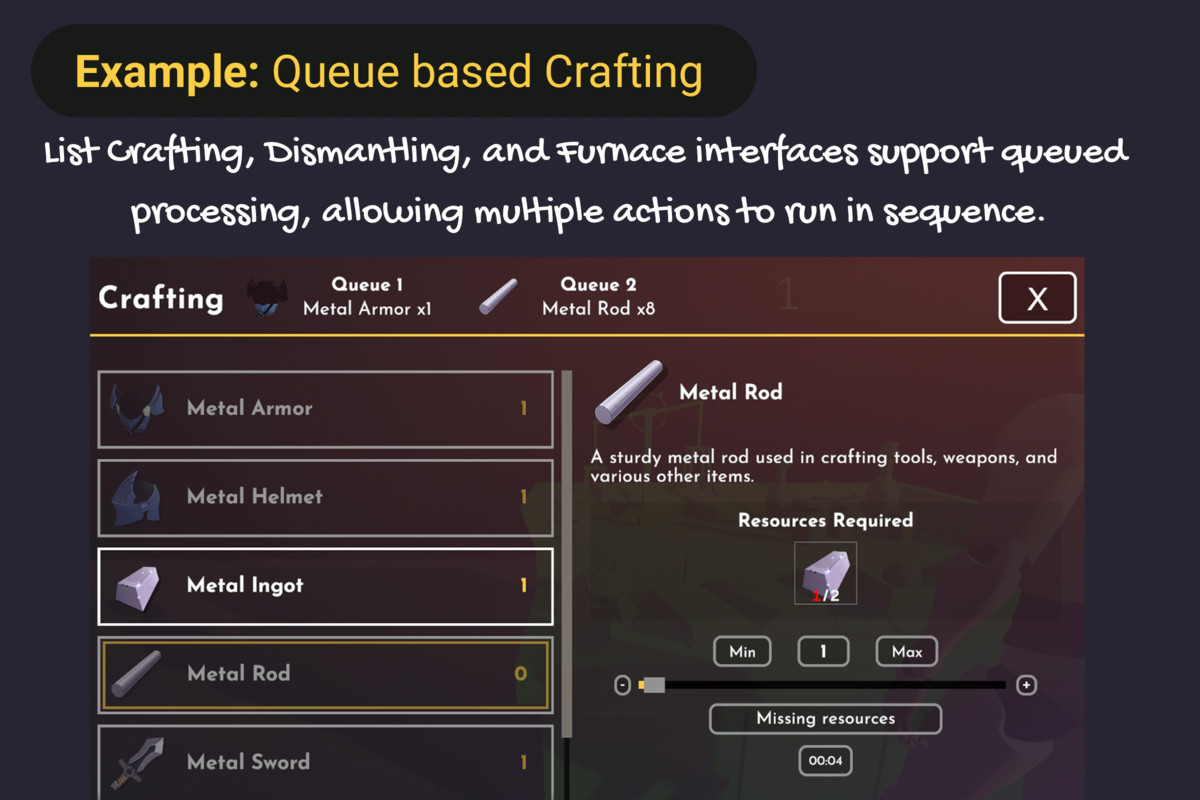 Inventory Extended | Game Creator 2