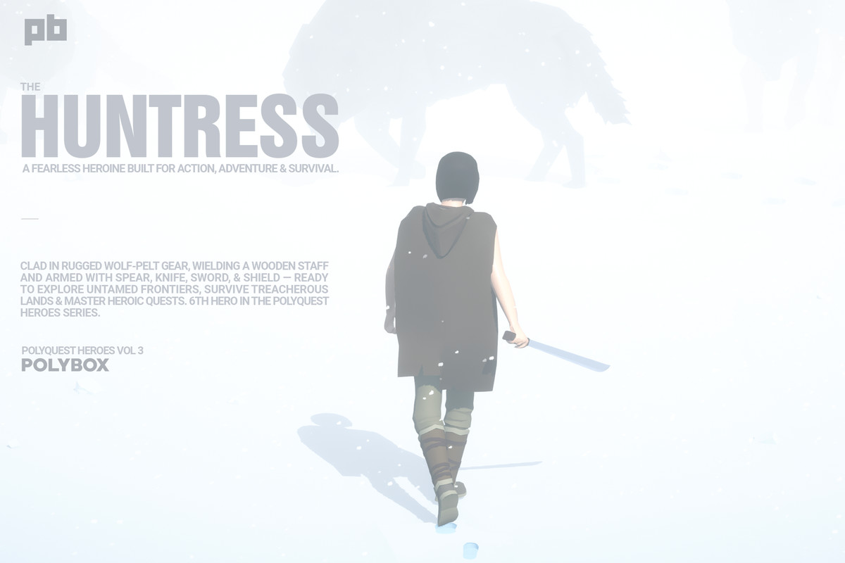 Polyquest Heroes: Warrior I Huntress