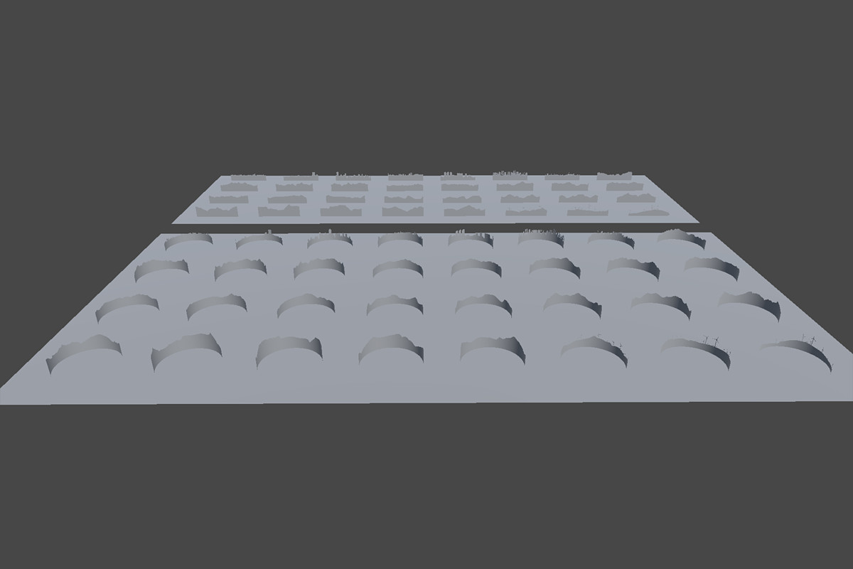 PolyArt Series - Landscape Planes (2D & 3D)