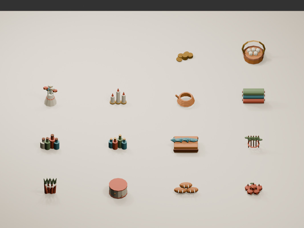 Cozy Marketcraft - Low Poly Shop and Market Props