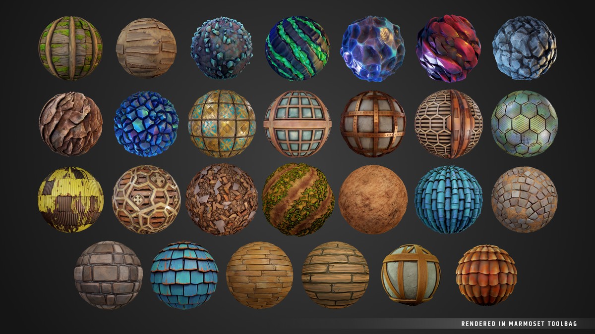 Stylized 250 Material Bundle