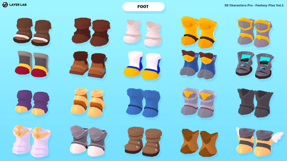 3D Characters Pro - Fantasy Plus Vol. 1