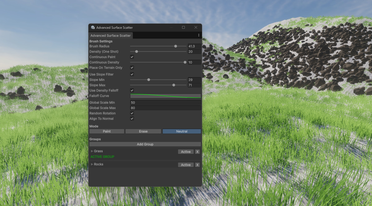 Advanced Surface Scattering Tool