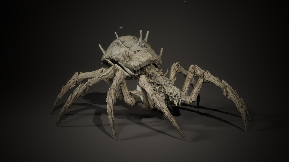 Bone Spider - Customizable Horror Monster