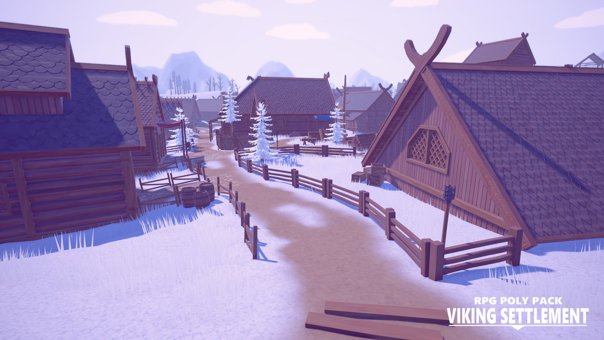 RPG Poly Pack - Viking Settlement