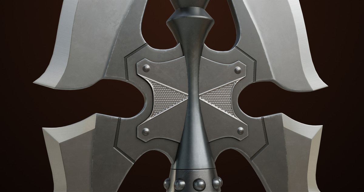 Battle Axe 03 URP HDRP Textures