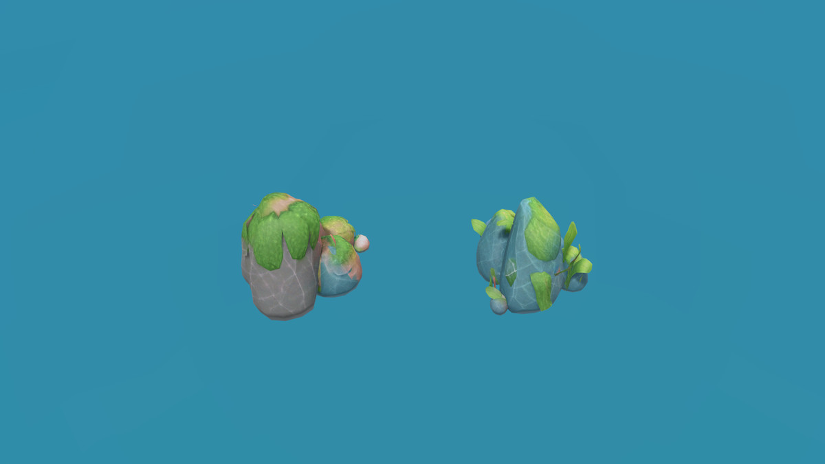 Stylized Underwater Pack — Rocks, Corals & Sea Props