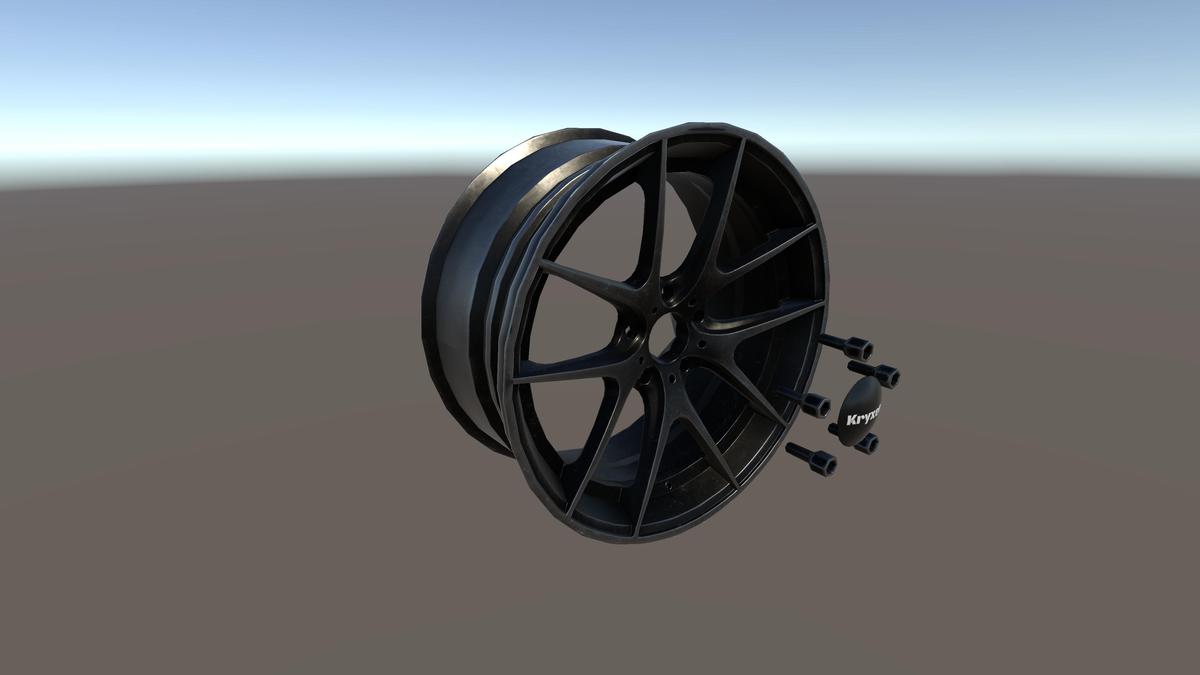 Kryxen Rim V1 - Gunmetal - Game Ready