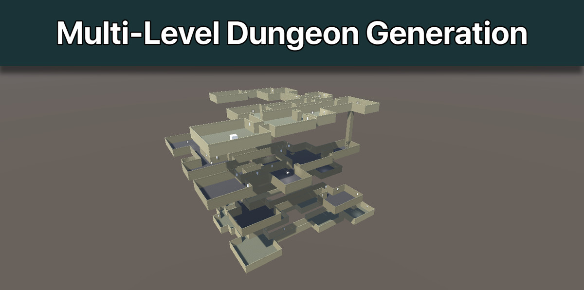 Dungeon Builder Pro 2.0 – Procedural Level Generator with NavMesh & Spawner