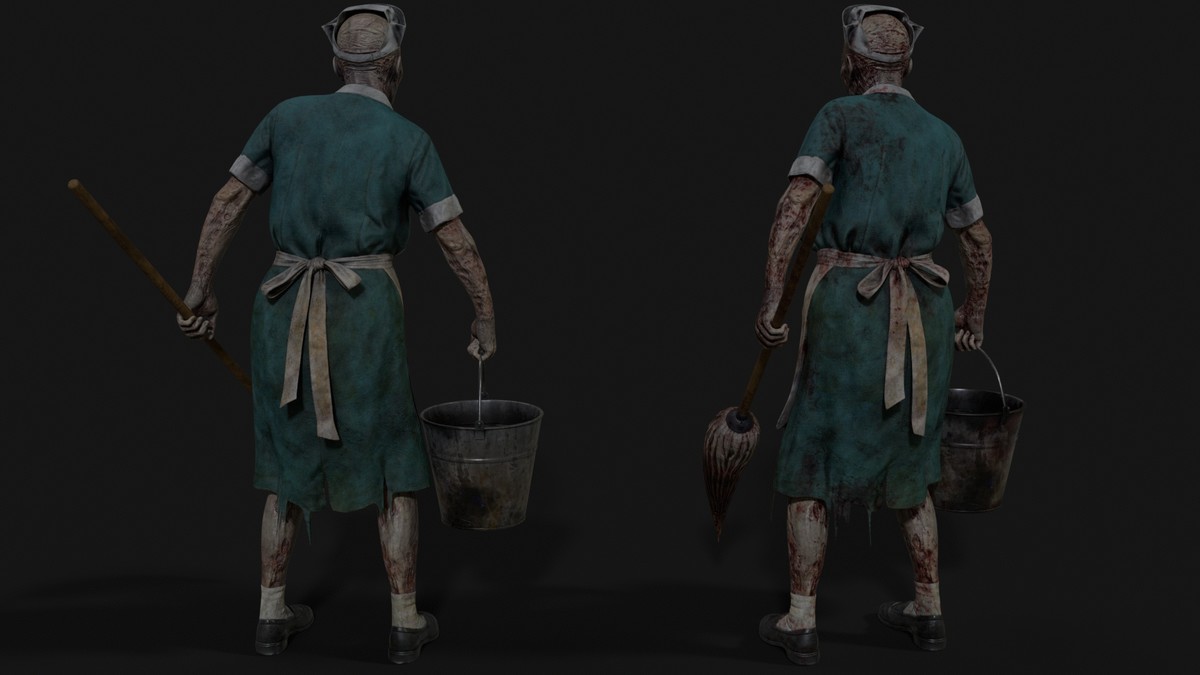Hospital Janitor — Zombie Hospital Collection
