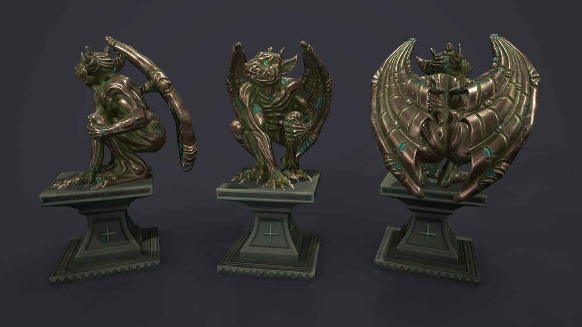 Fantasy Statues Pack