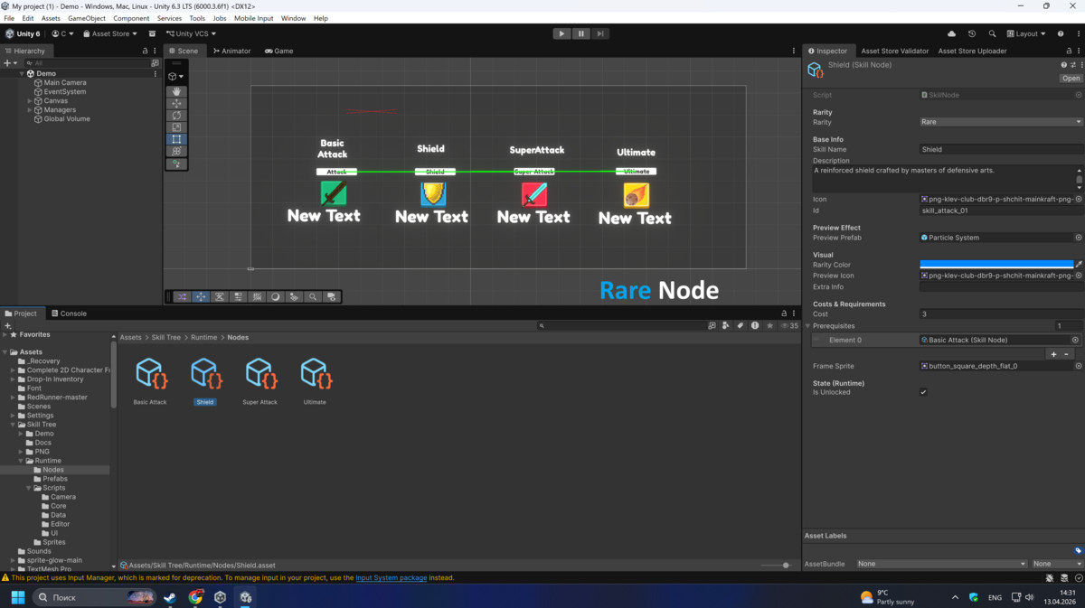 Advanced Skill Tree System with Smart Tooltips & Auto Layout