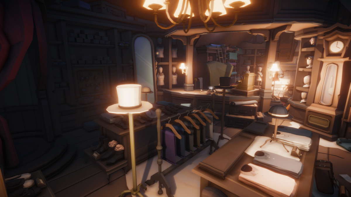 STYLIZED Fantasy Clothing Shop - Low Poly 3D Art