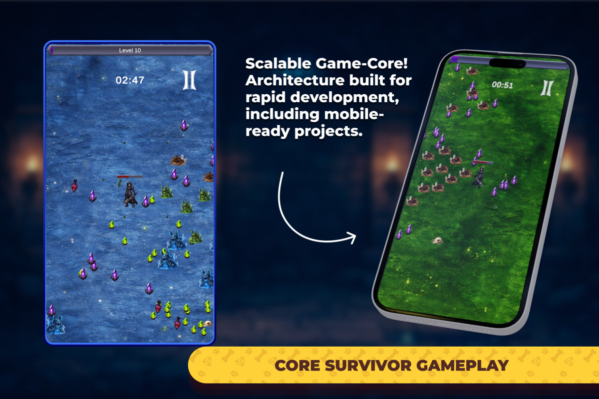 Survivor Game Core - Auto-Battler Modular Framework