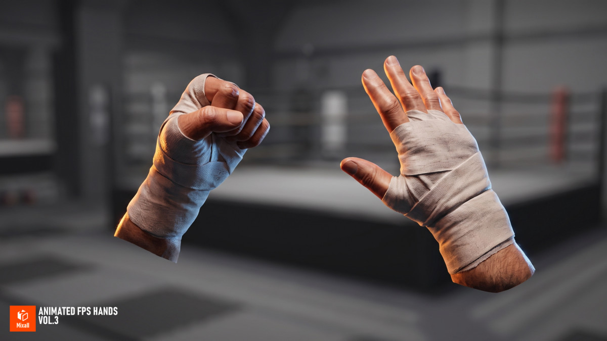 Animated FPS Hands Vol.3