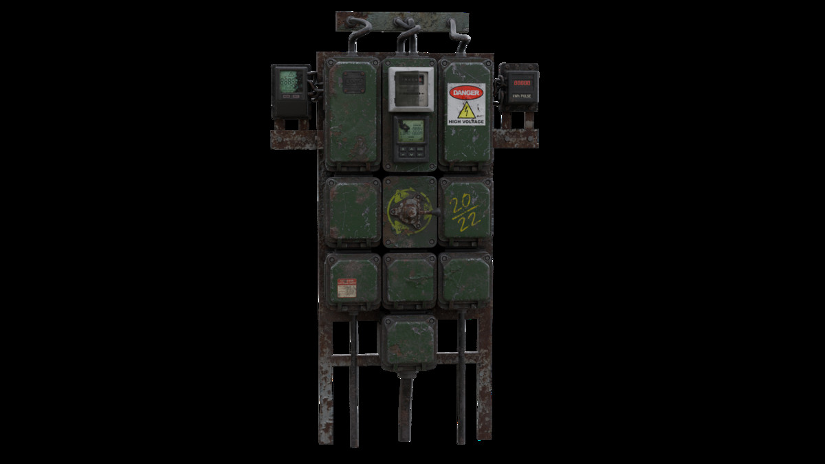 Electrical Panel Prop - Game Ready
