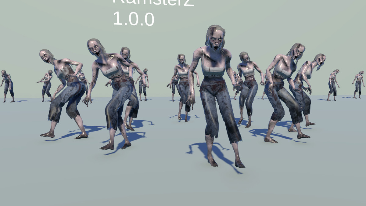 Female Zombie Animations