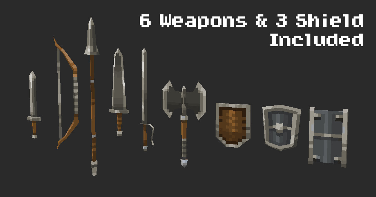 LowPoly Pixel Knight