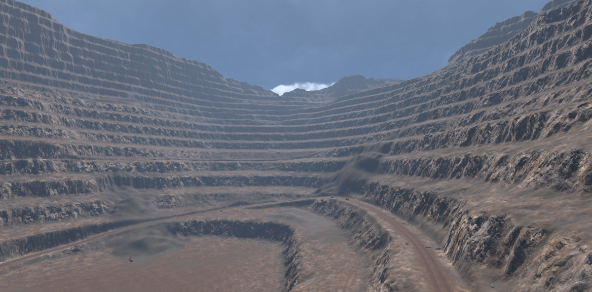 Open Pit Mine Environment