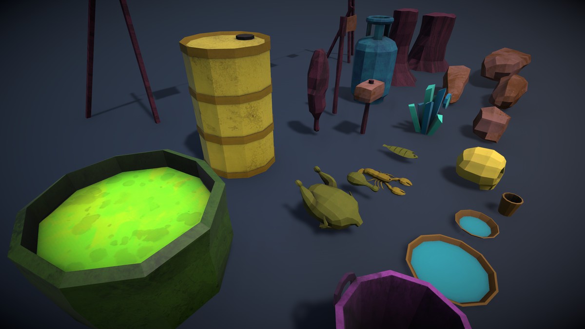 Frozen Poly Props (Lowpoly)