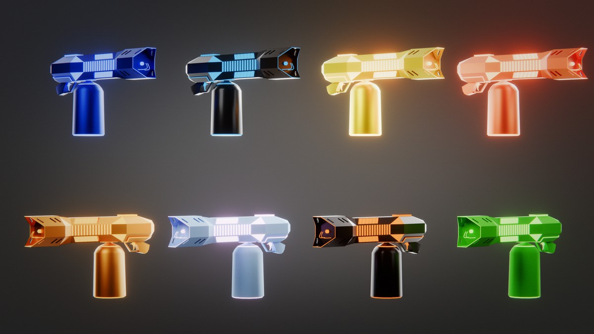 Ultimate Weapon Pack — 23 Guns + 943 Skins (Low Poly, Stylized, FPS/TPS Ready)