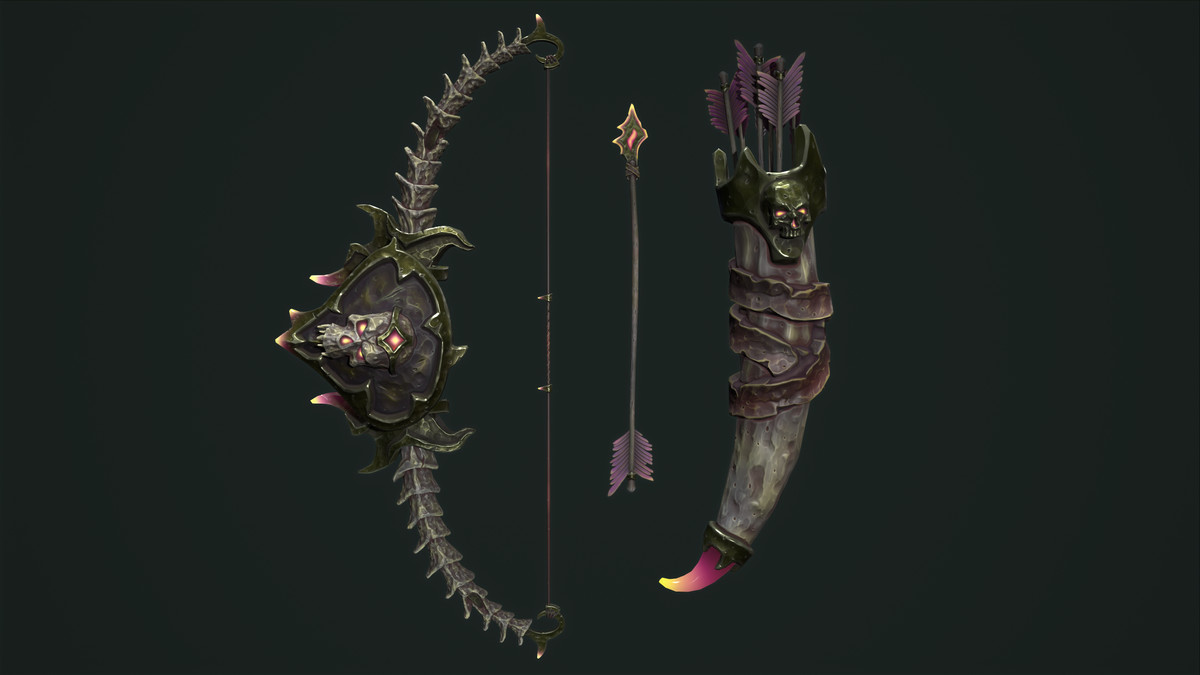 Undead bow quiver arrow