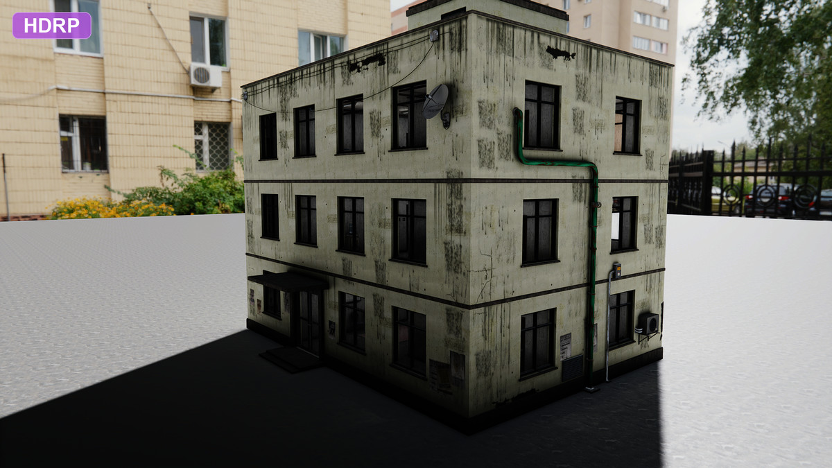 HD Rundown Business Complex (Full Interior + Exterior)