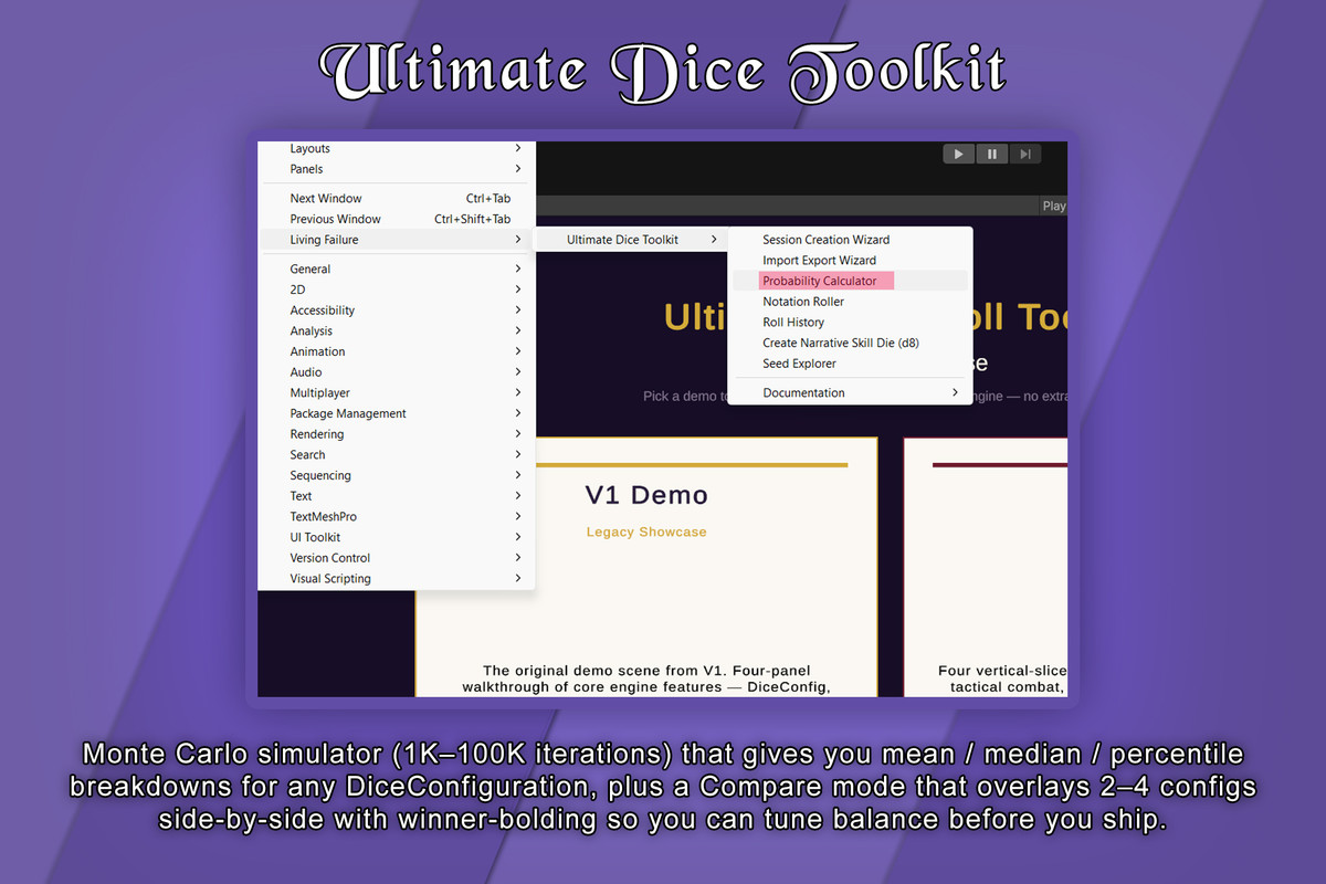 Ultimate Dice Toolkit - Advanced Dice Rolling & Rule API Systems w/JSON support