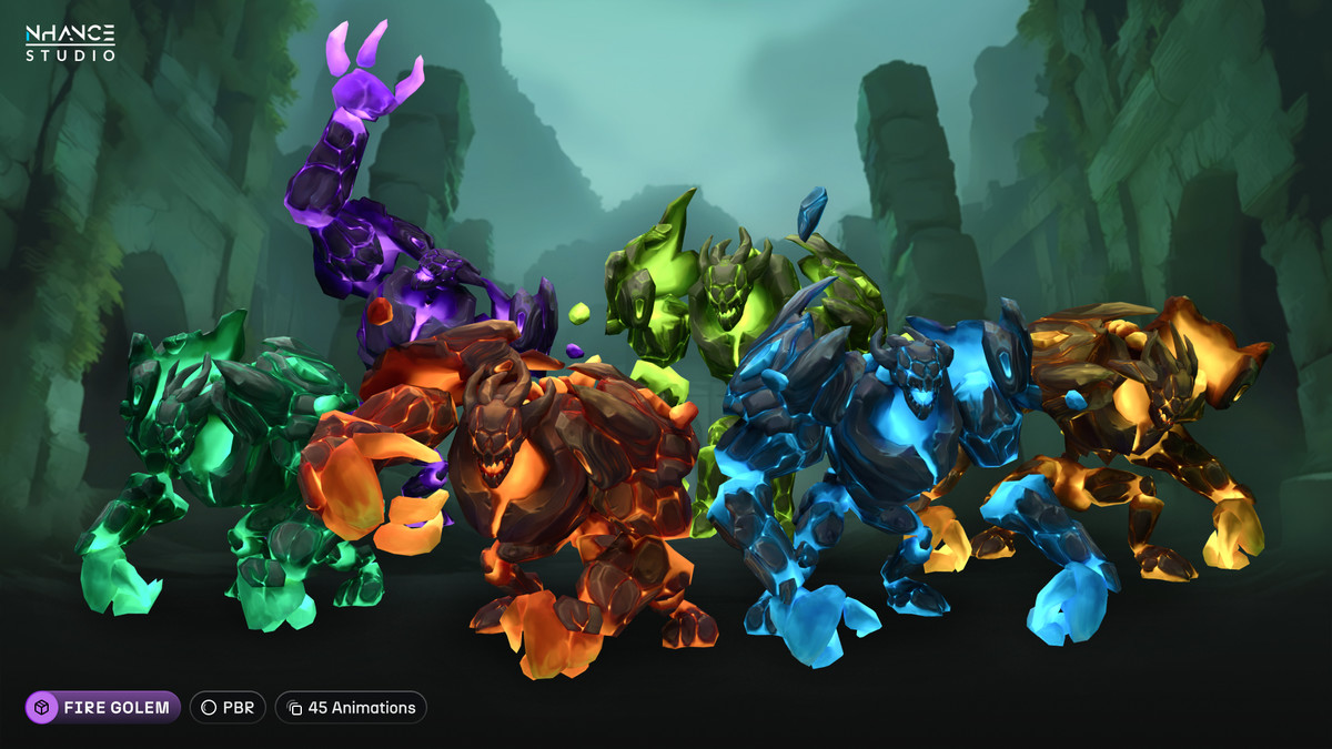 Stylized Fantasy Elementals Bundle