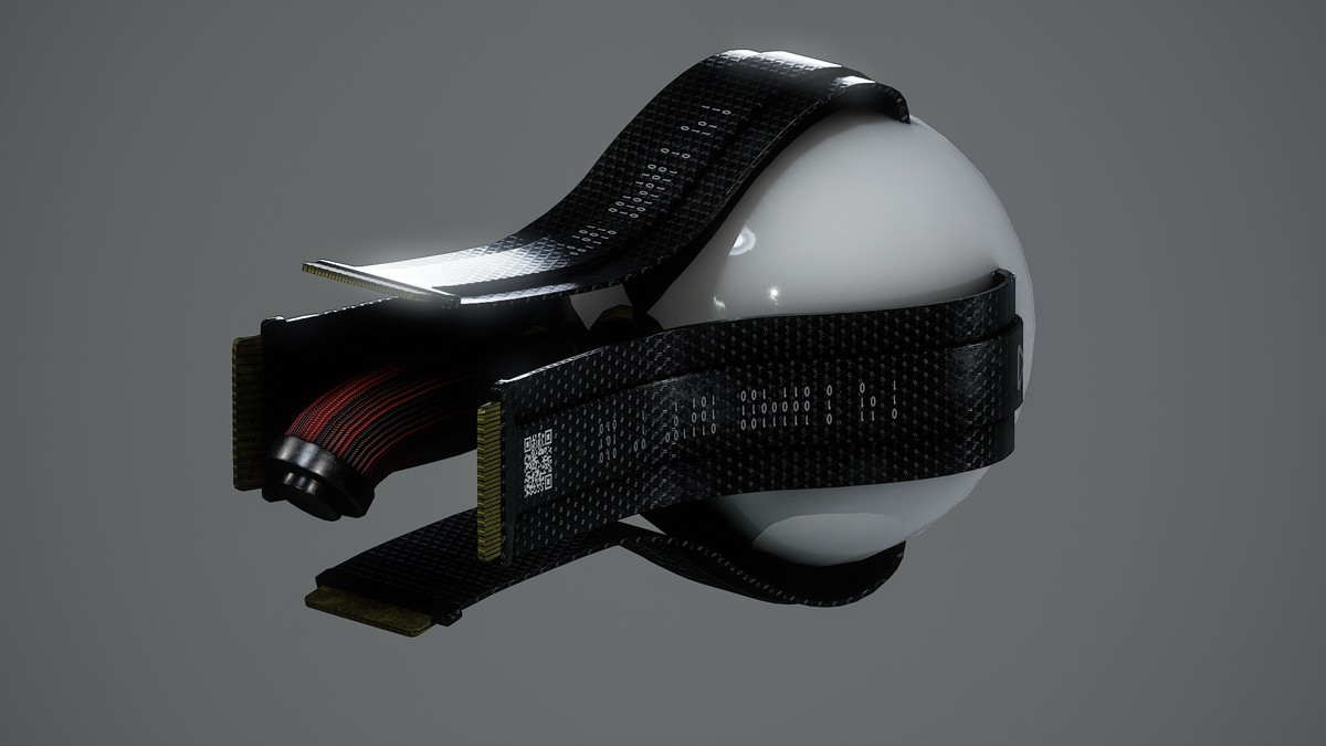 Futuristic Mechanical Eye – Sci-Fi Cybernetic Prop