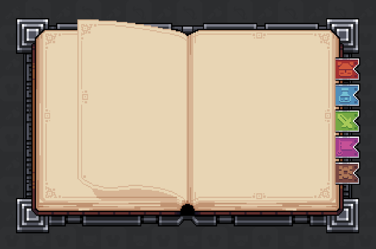 Pixel Vault UI Series | Fantasy Book UI V2