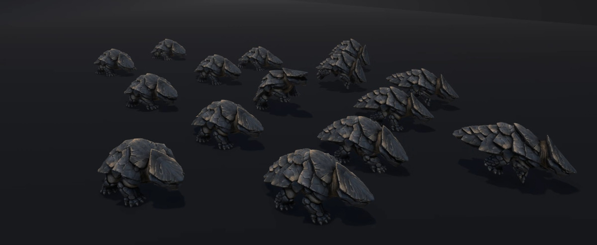 Primal Rocky - Stylized Rock Monster