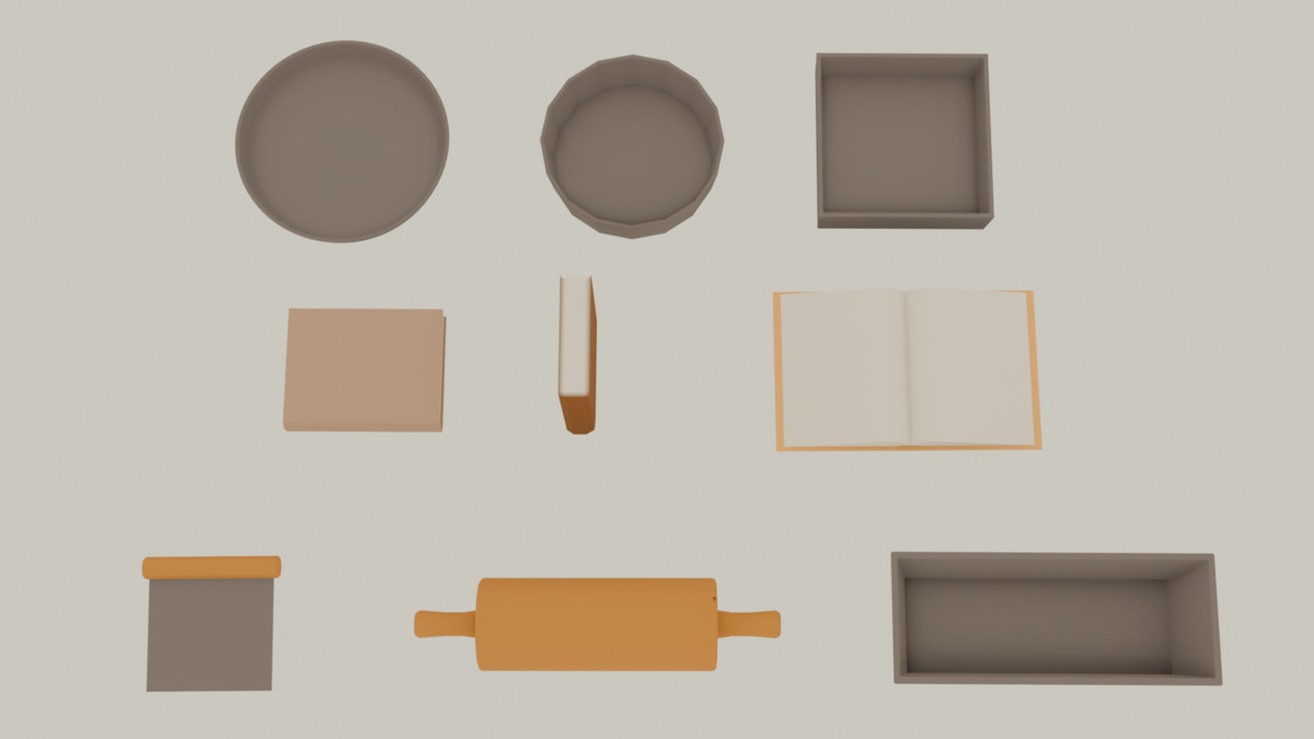 Fabled Rose - Cozy Lowpoly Baking - Toolkit