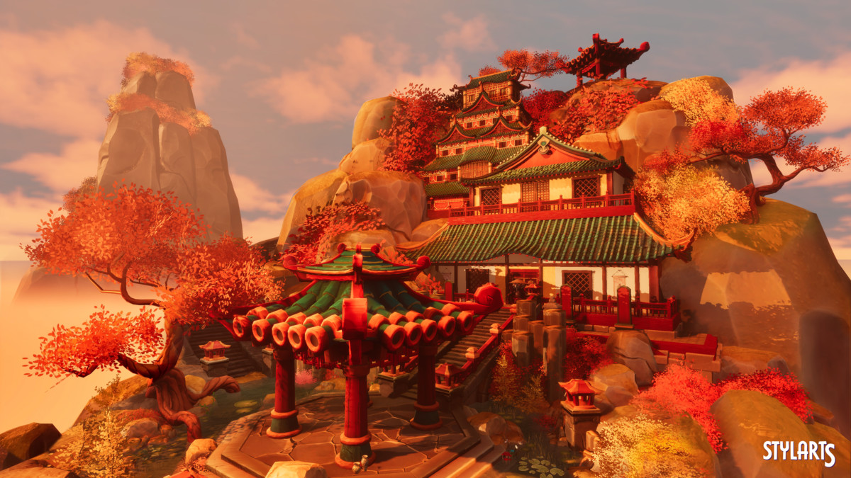 Stylized Chinese Lost Temple