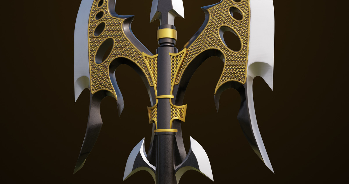 Battle Axe 01 URP HDRP Textures
