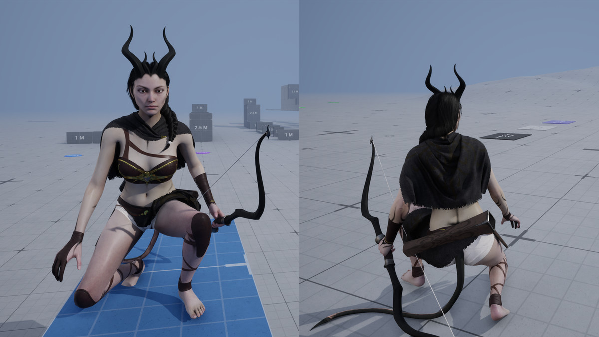 Fantasy Demones Archer