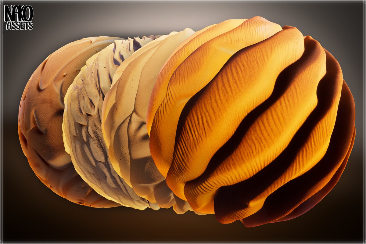 x110 4K Desert Materials PBR Textures for Ground, Sand, Rocks & Terrain