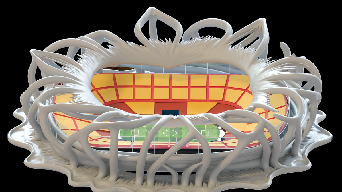 Stylised Sport Stadium Collection - 12 Low Poly Modular 3d Assets