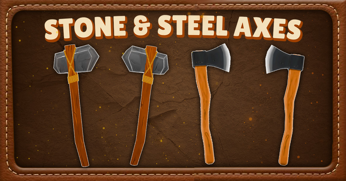 Stylized Hand Painted Survival Tools