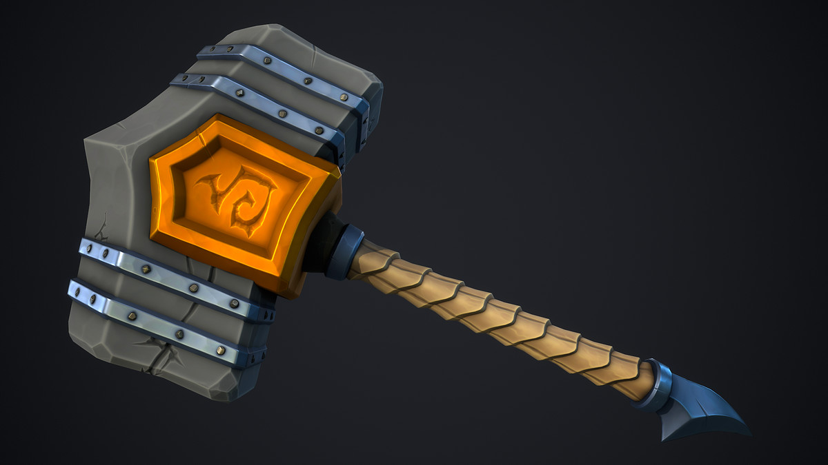 Stylized Fantasy Hammer Pack – 10 GameReady Weapons