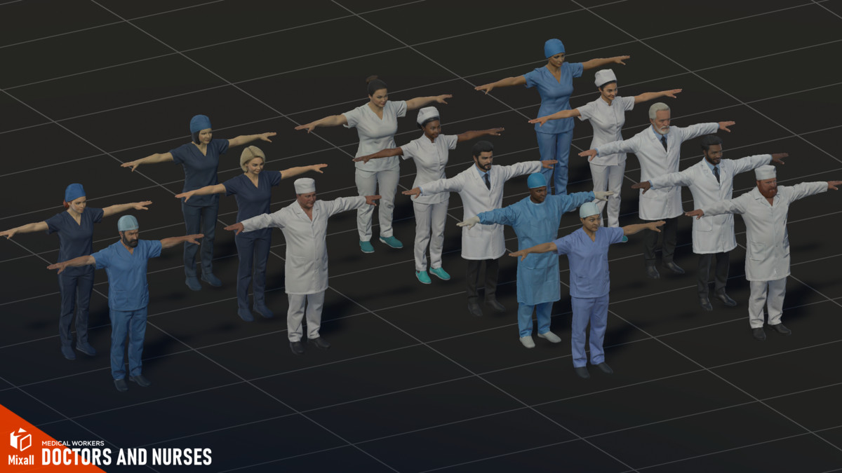 47 Medical & Lab Characters