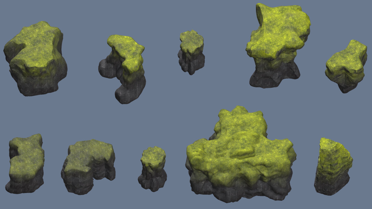 Stylized Cliffs & Rocks