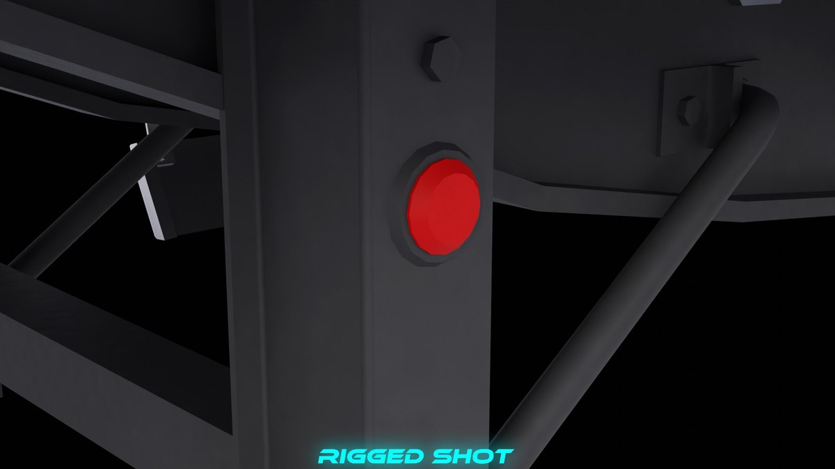 Curtainsider Semi Trailer URP HDRP Textures